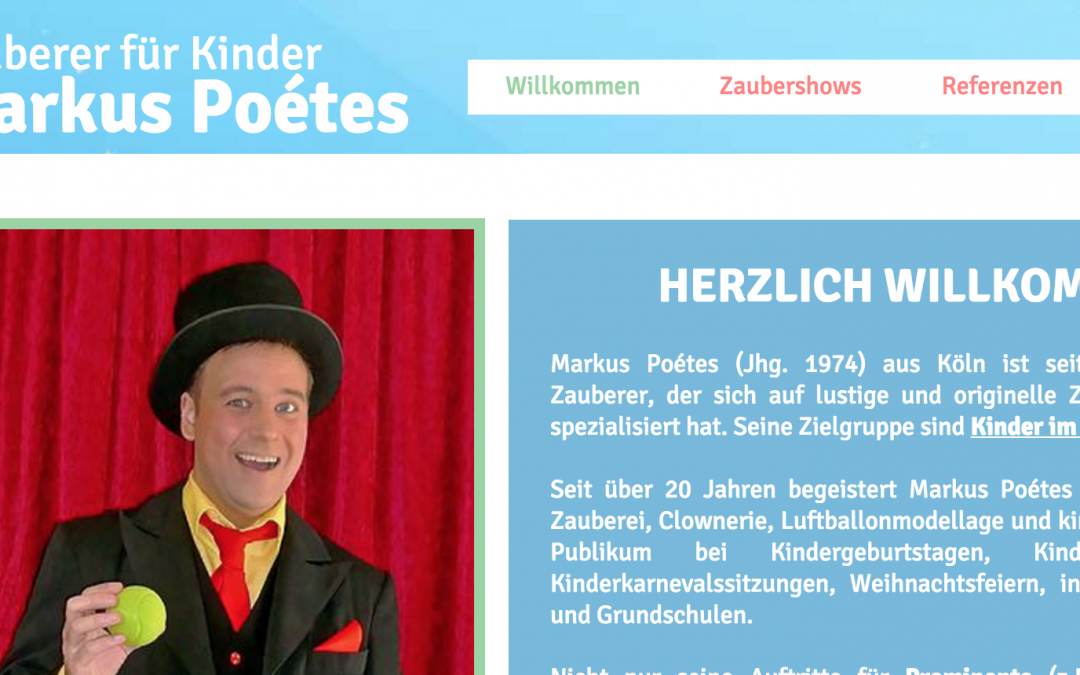 kinderzauberer markus poetes