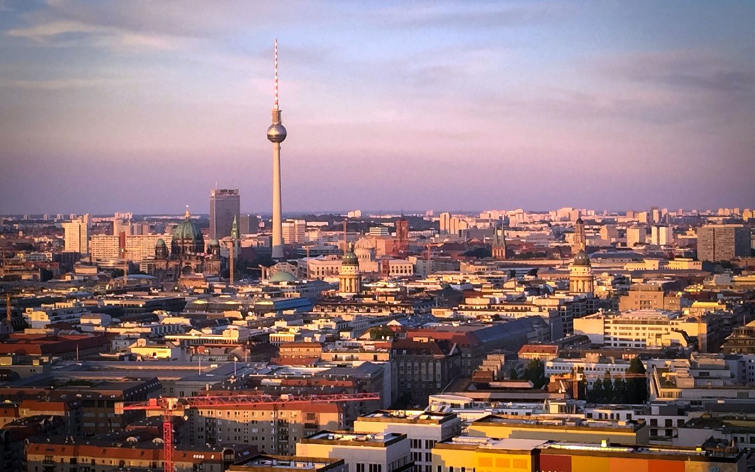 Blick zum Fernsehturm Berlin